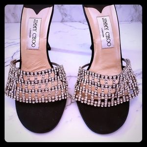 Jimmy Choo Rhinestone Evening Heels
